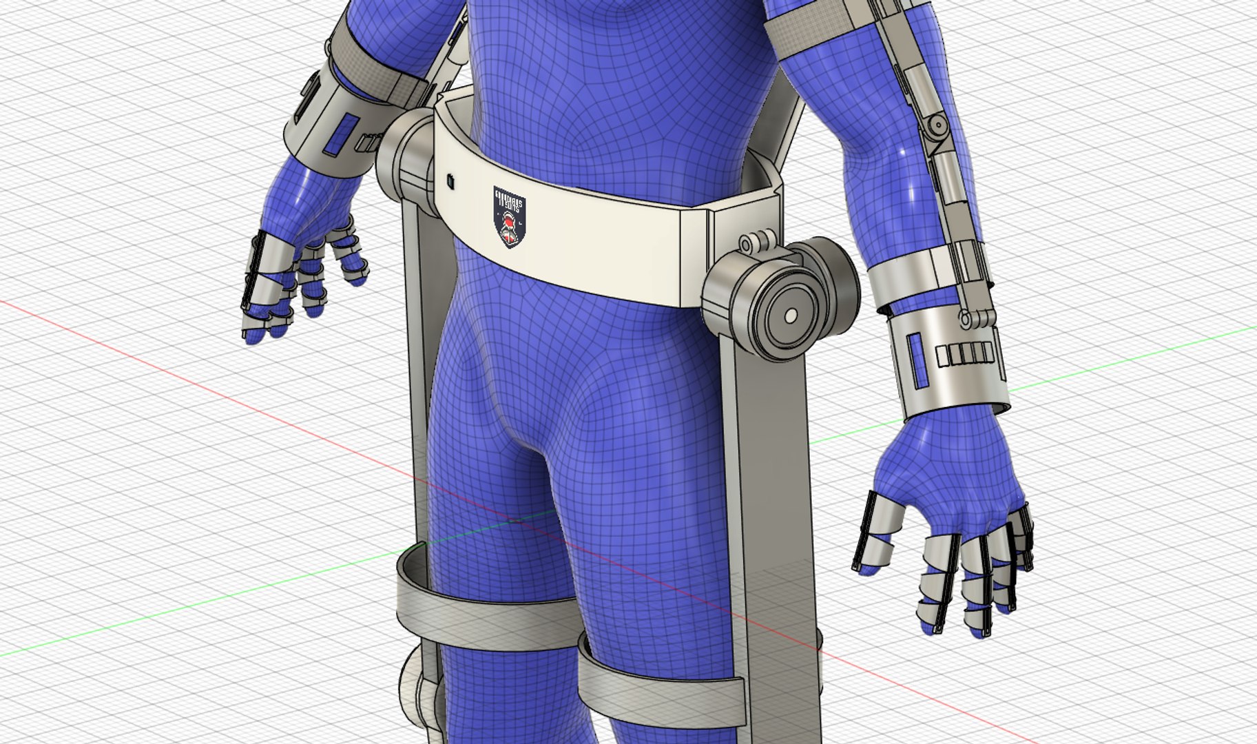 3D Full-body Exoskeleton - TurboSquid 2461757