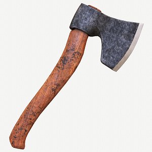 3D Axe PBR model