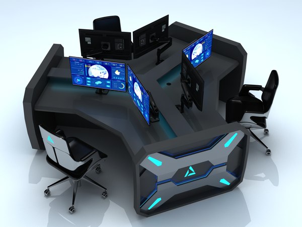 3D модель Office Workstation - TurboSquid 2026823