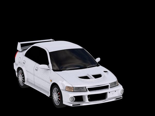 3D Модель Лансер Эво VI - TurboSquid 342059