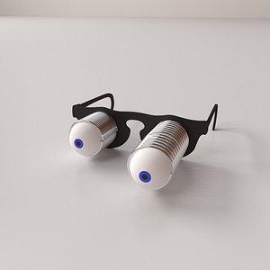 eyeball glasses 3D model