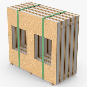PlyWood Window Panels 3D model