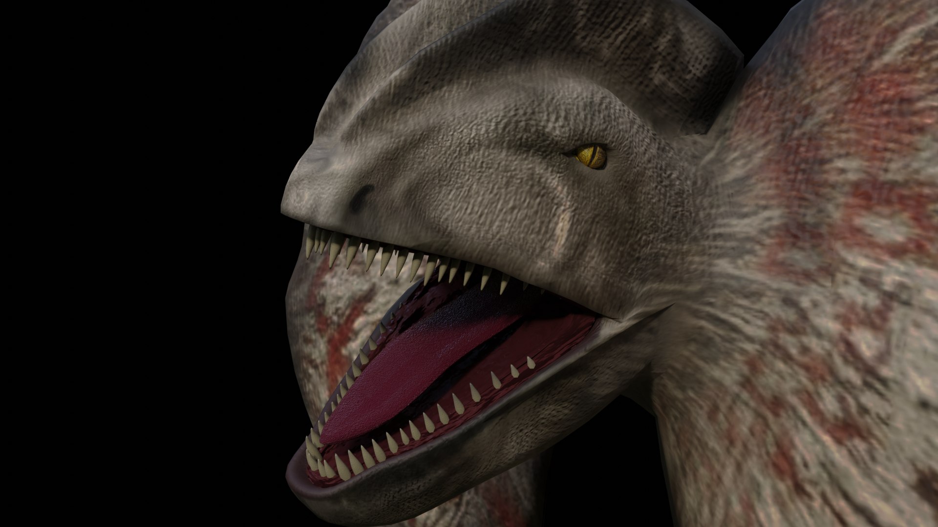 Dilophosaurus 3D Model - TurboSquid 1891670