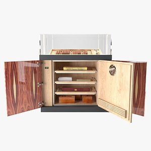 HUMIDOR GERBER ASCENSION cigar cabinet 3D model