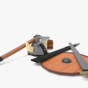 3D Viking Pack - LowPoly Game Ready