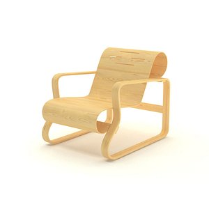 free paimio chair 3d model