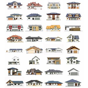 Collection of Houses C3 32 Houses