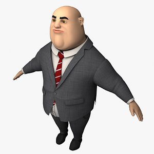 Evil business man