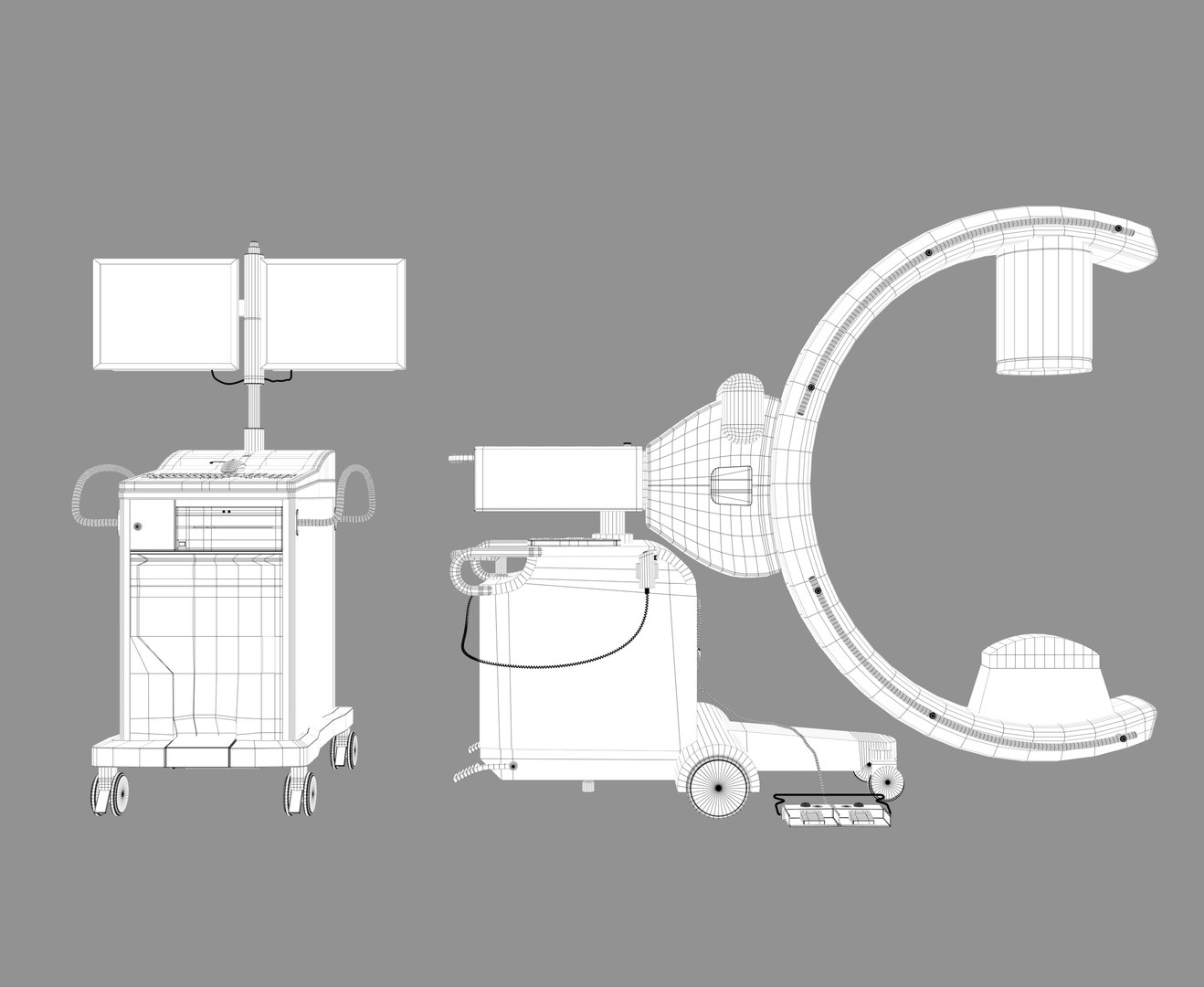 3D c arm x-ray machine https://p.turbosquid.com/ts-thumb/O5/9CoLXj/au/carmxraywireframe0001.png/png/1616327271/1920x1080/fit_q87/0dcd0b6b9d927ff1637ba8b9b5030678902b600a/carmxraywireframe0001.png.jpg