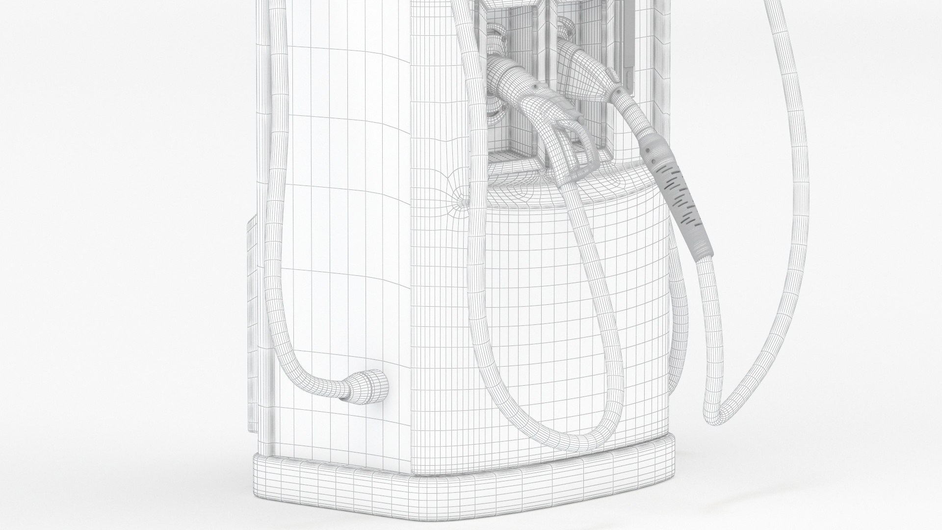 BTCPower 50 kW Slim Line DC Fast Charger EV station 3D model
