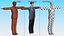 Rigged Asian Men Collection 4 для Cinema 4D 2