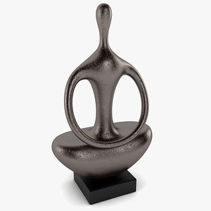 Meditating Figure Sculpture