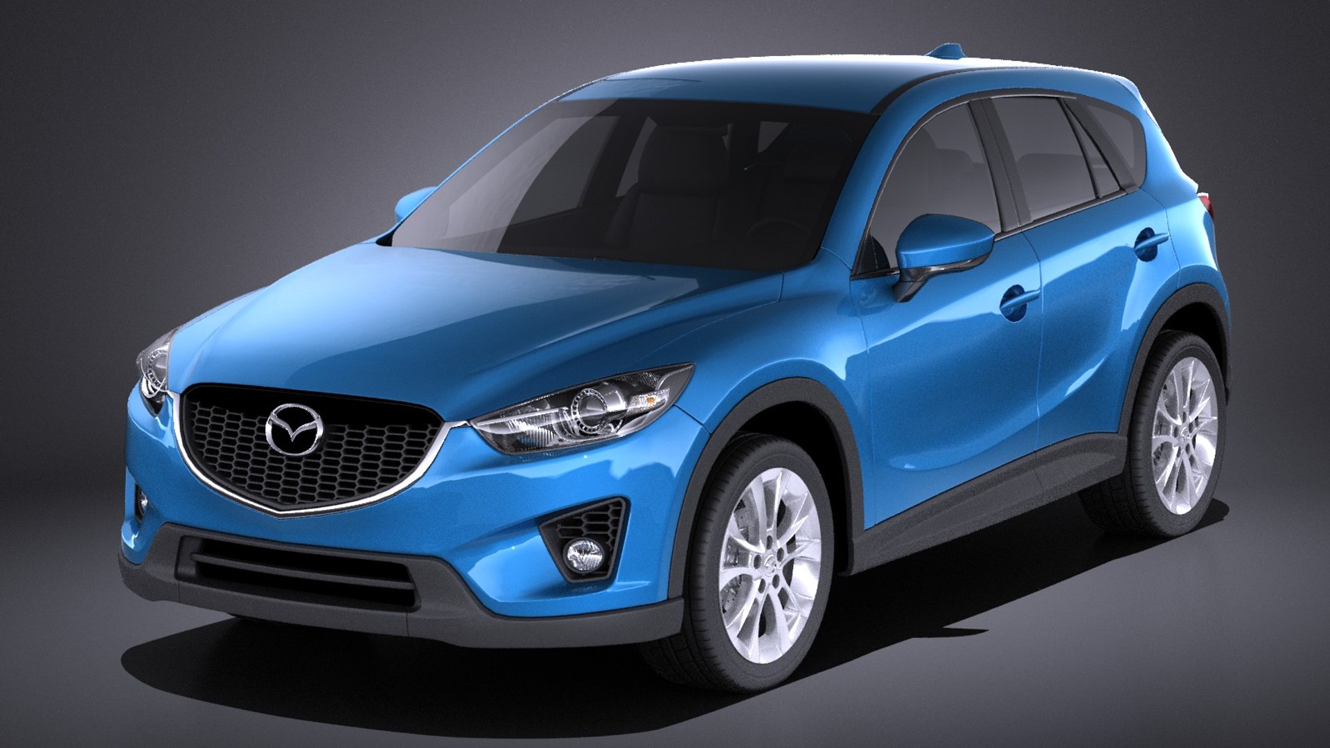 Mazda CX-5 (2015) Deep Crystal Blue Mica (Diecast Car