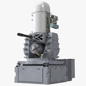 Mark 15 Phalanx Close-In Weapon System Marine Rigged 3D model