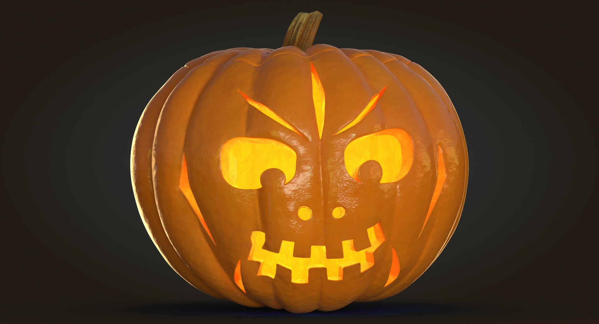 3D jack o lantern pumpkin - TurboSquid 1712575