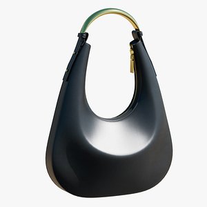 Realistic Leather Handbag 3D model