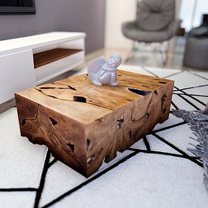 Noir Root Coffee Table model
