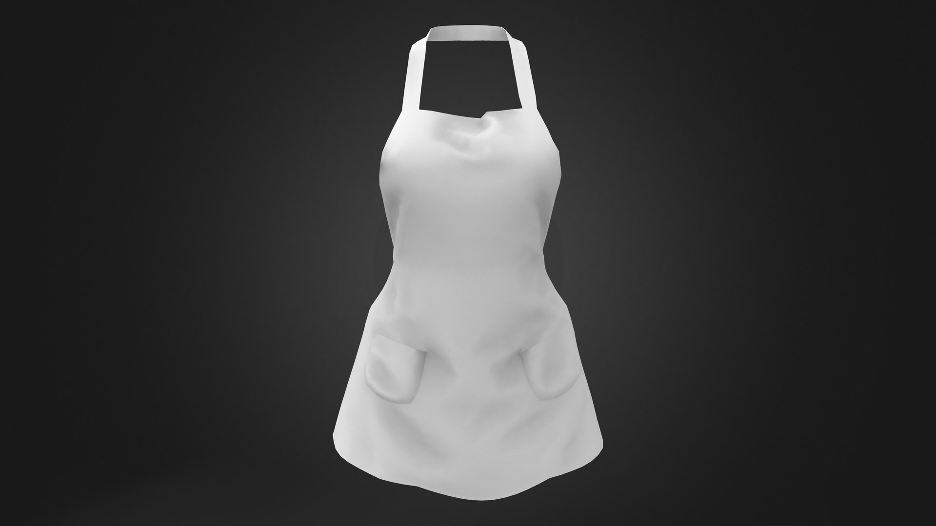 Ladies Apron 3D - TurboSquid 1886480