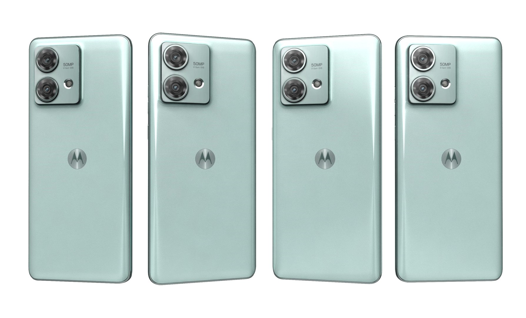 Visual Reference: Motorola Edge 40 Neo Green 3D Model