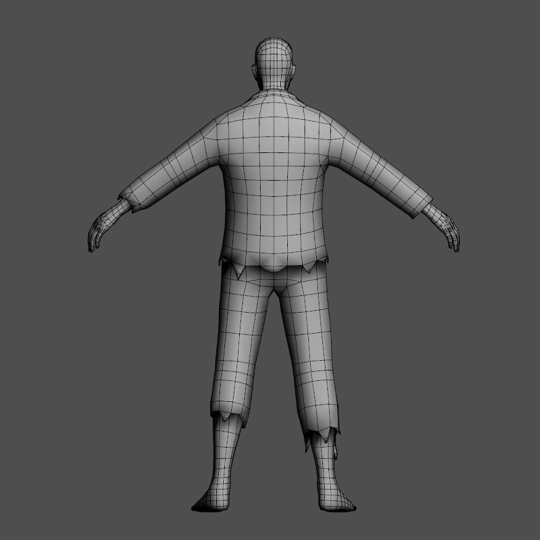 Zombie Undead Man 3d Model