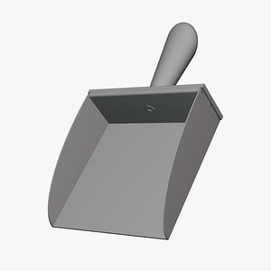 Gutter Shovel - Geometry Only No Textures No Materials 3D model