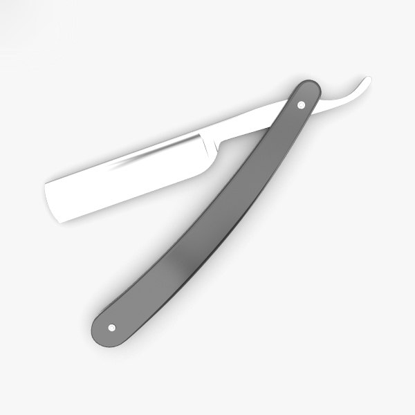 Straight razor 3D model - TurboSquid 1415892
