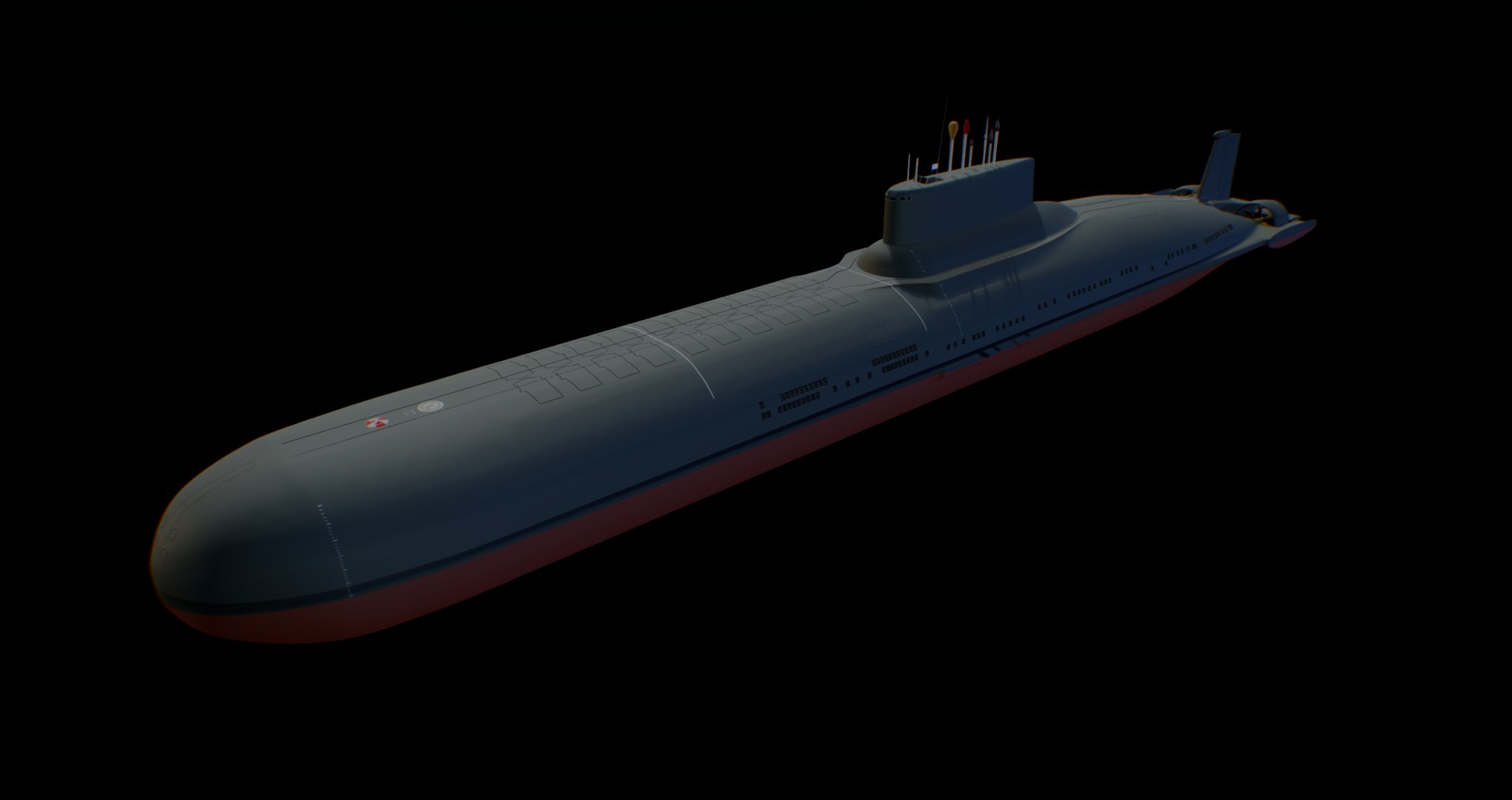 3D SSBN Typhoon - Project 941 Submarine - TurboSquid 2202908