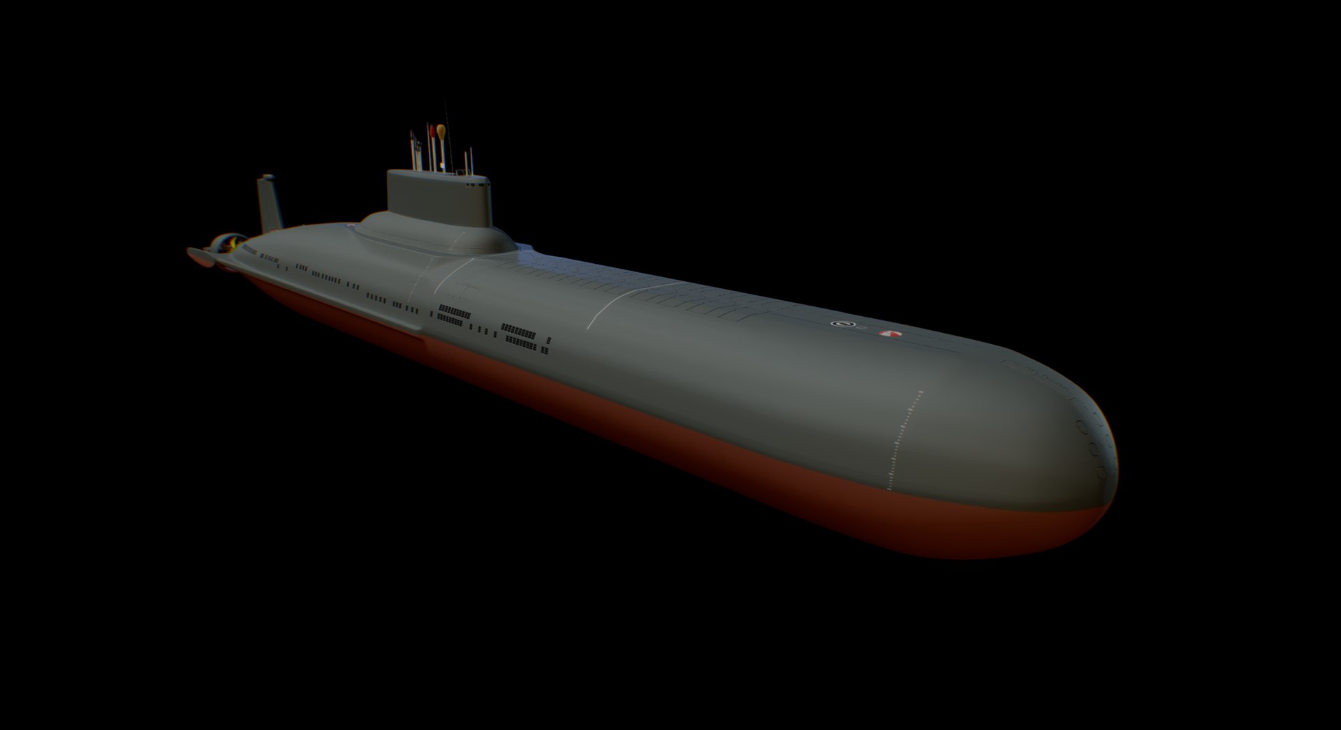 3D SSBN Typhoon - Project 941 Submarine - TurboSquid 2202908