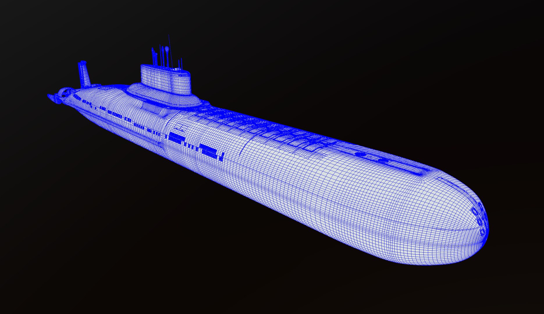 3D SSBN Typhoon - Project 941 Submarine - TurboSquid 2202908