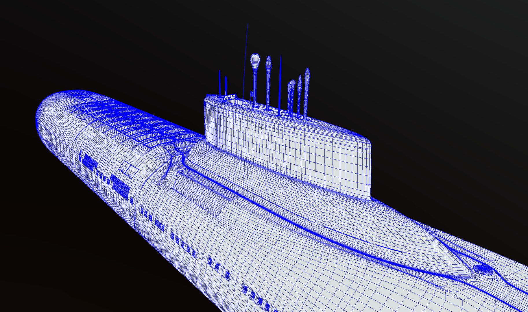 3D SSBN Typhoon - Project 941 Submarine - TurboSquid 2202908