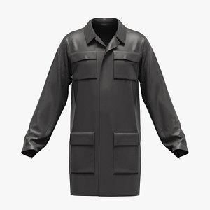 3D model Male long jacket