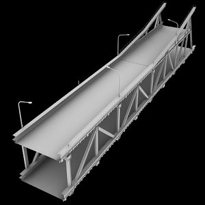 bridge section 3d model