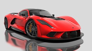 Hennessey Venom F5 Concept 3D model