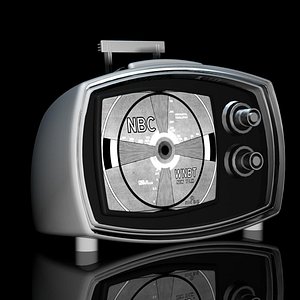 3d retro tv