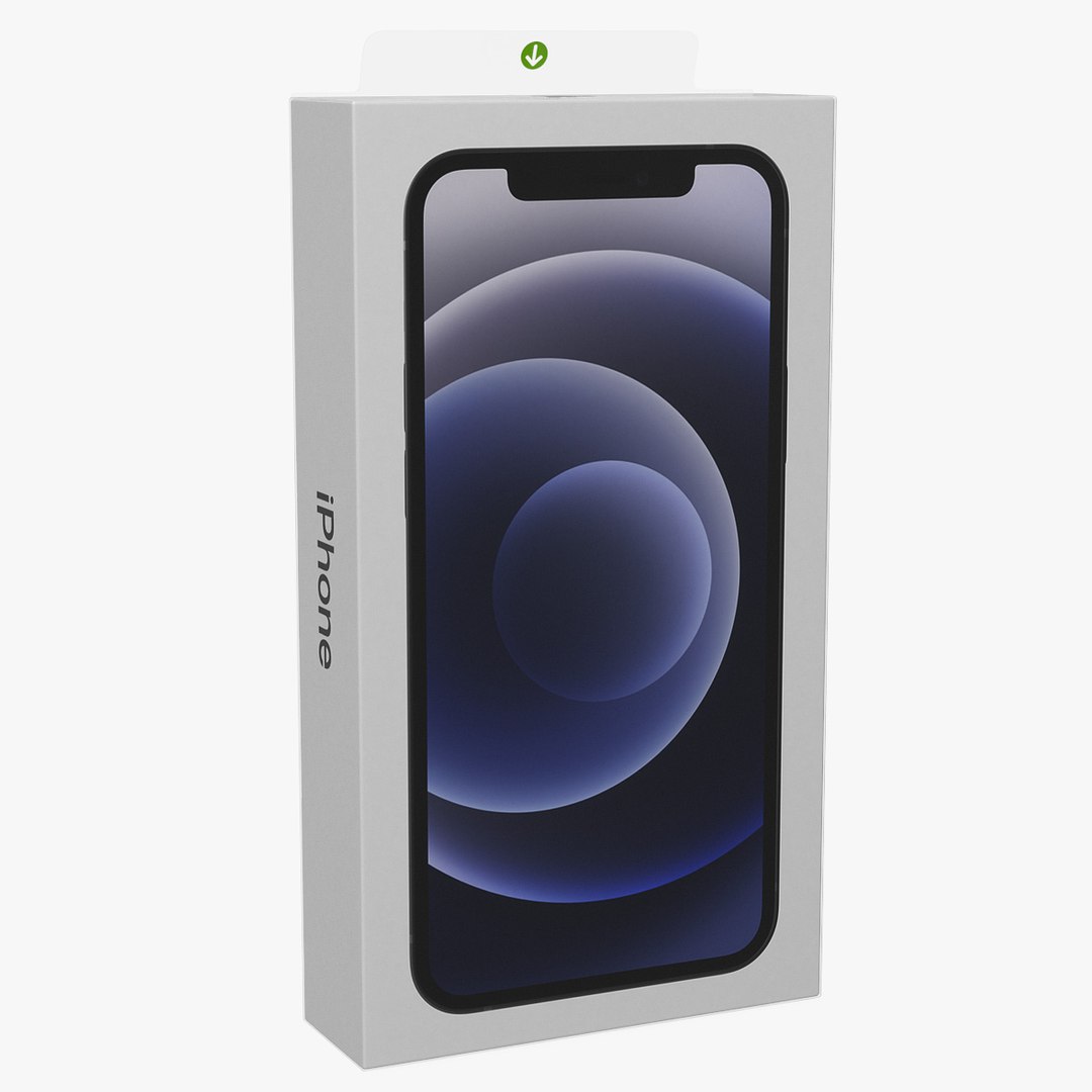 iphone12packageboxblackmb3dmod