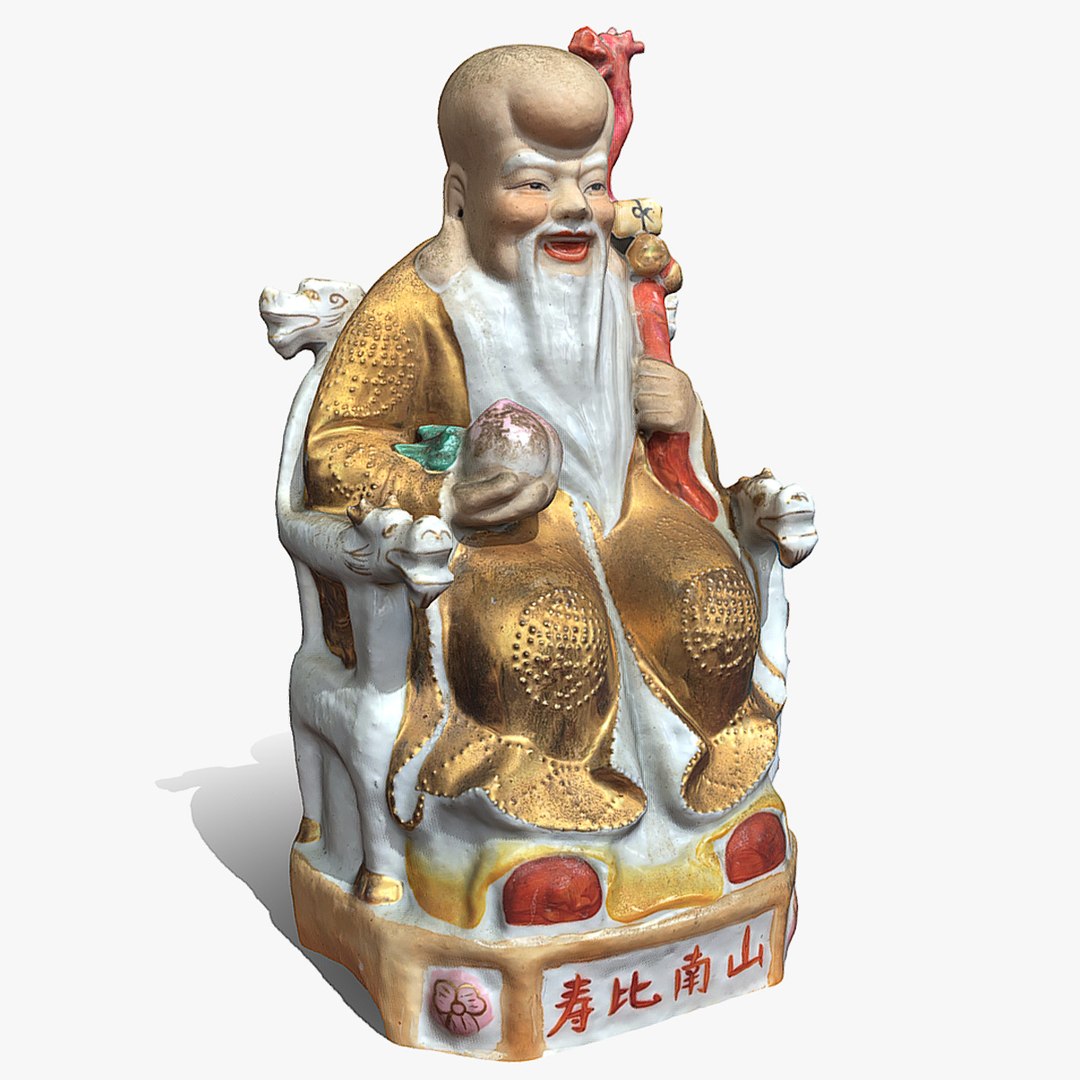 Chinese God 2 3D Model - TurboSquid 2194312