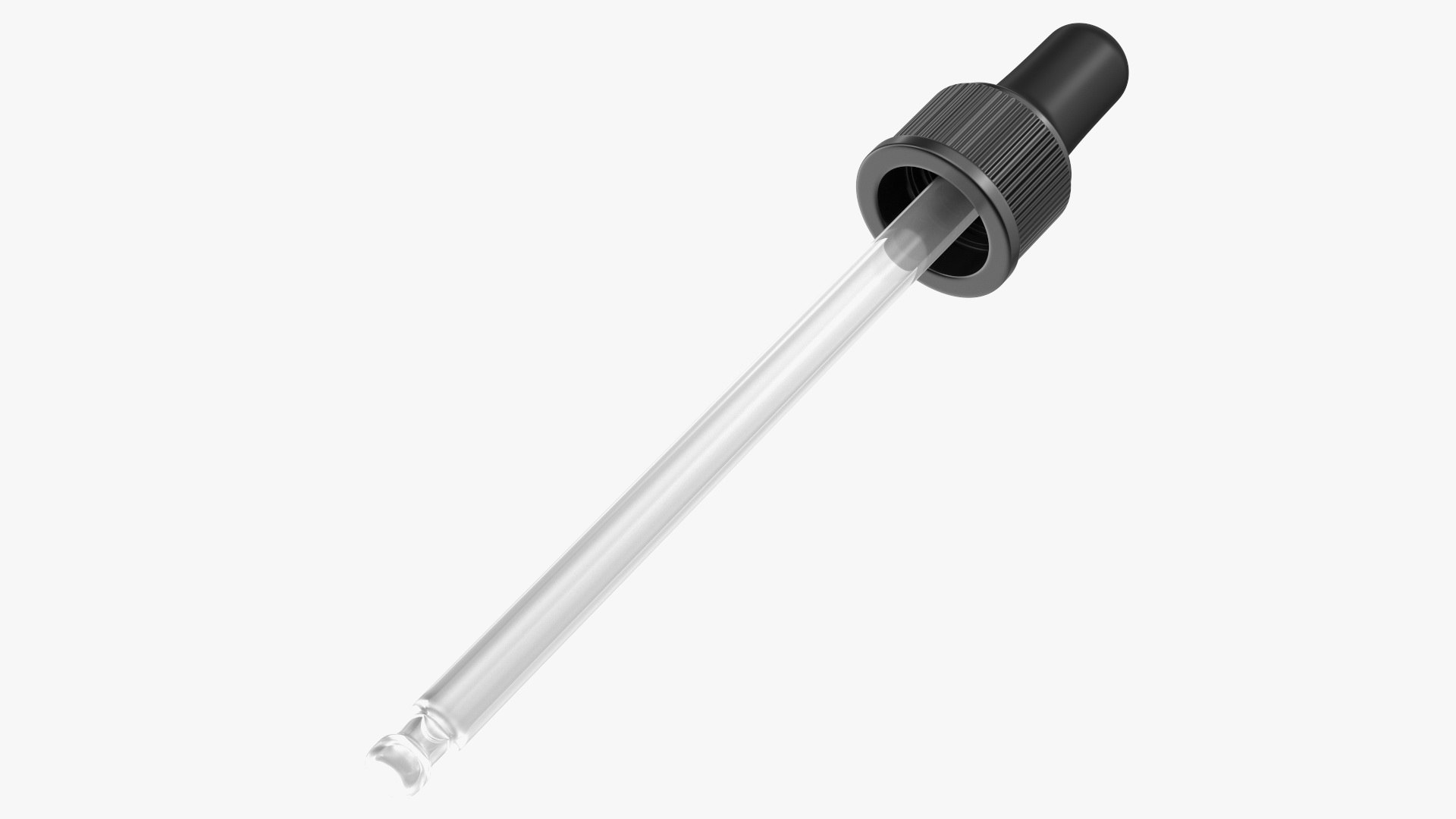 Glass Pipette 3D model preview