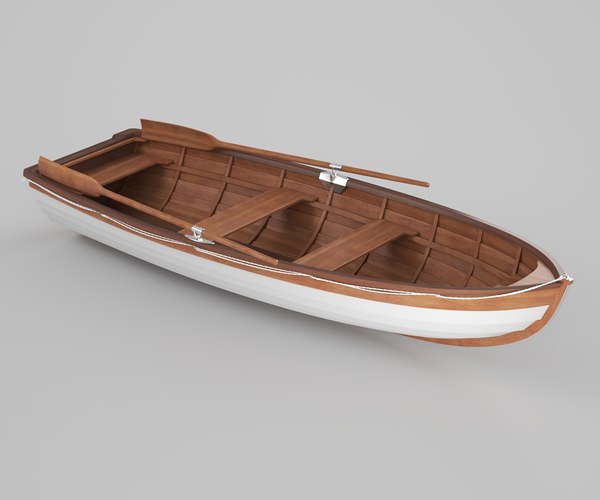 Boat simple wood 3D model - TurboSquid 1741274