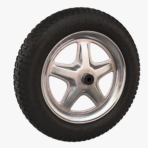 wheel flat 3d model