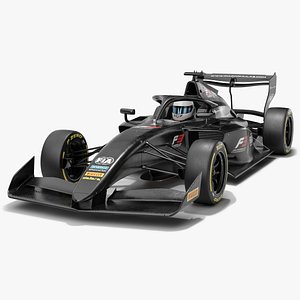 Dallara F3 2025 Formula 3 Race Car Carbon model