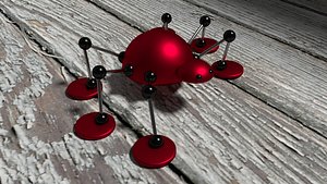 3D model robot spider