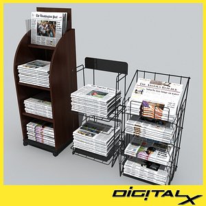 newspaper stands