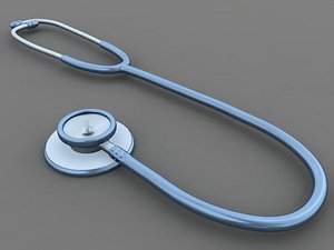 medical stethoscope 3d model