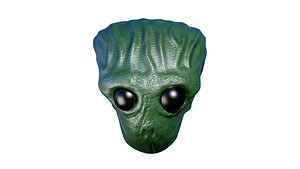 free obj model alien head