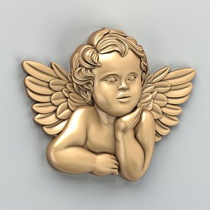Carved decor central 027 Cupid