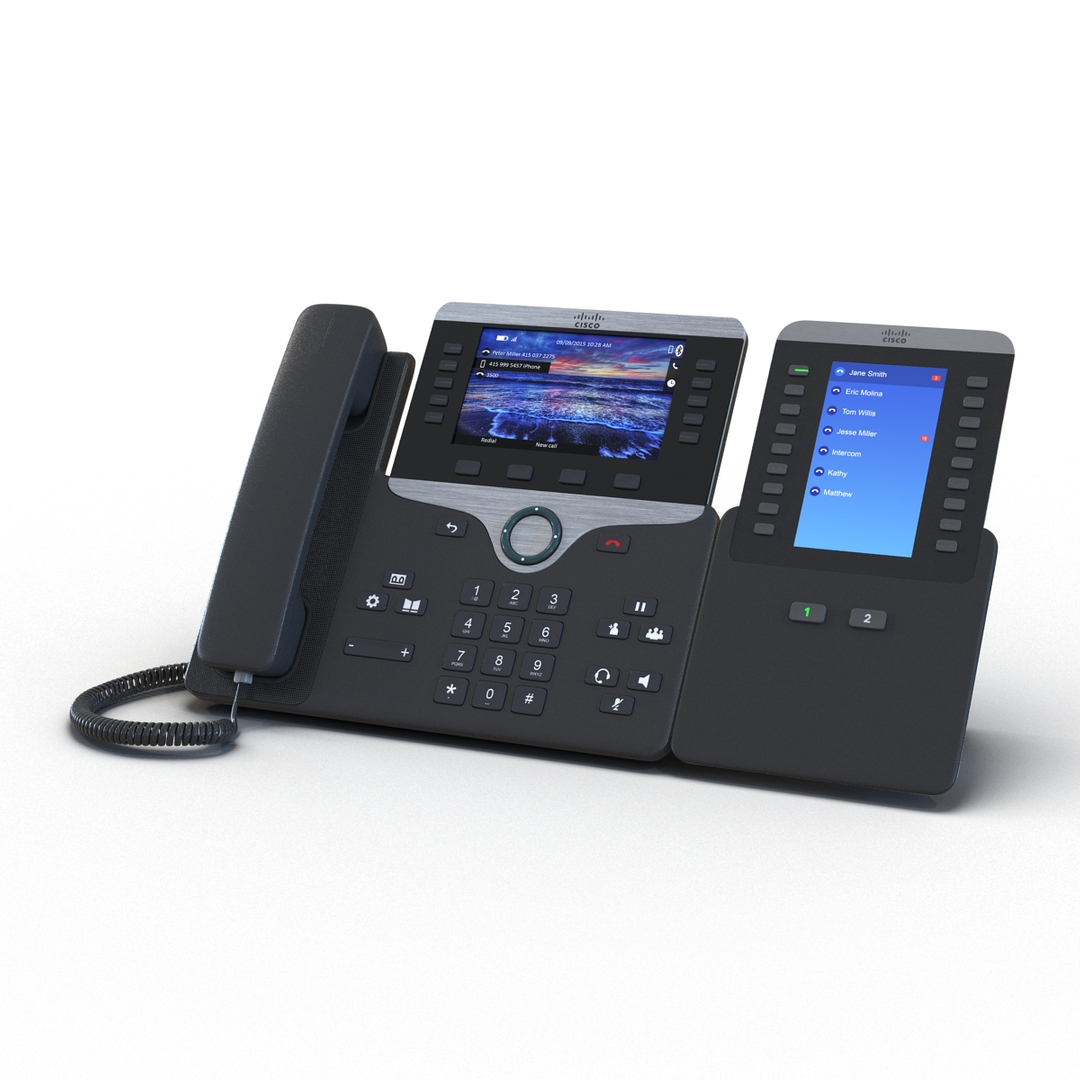 Cisco Ip Phone 8861 3d Model