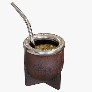 3D Yerba Mate with Straw