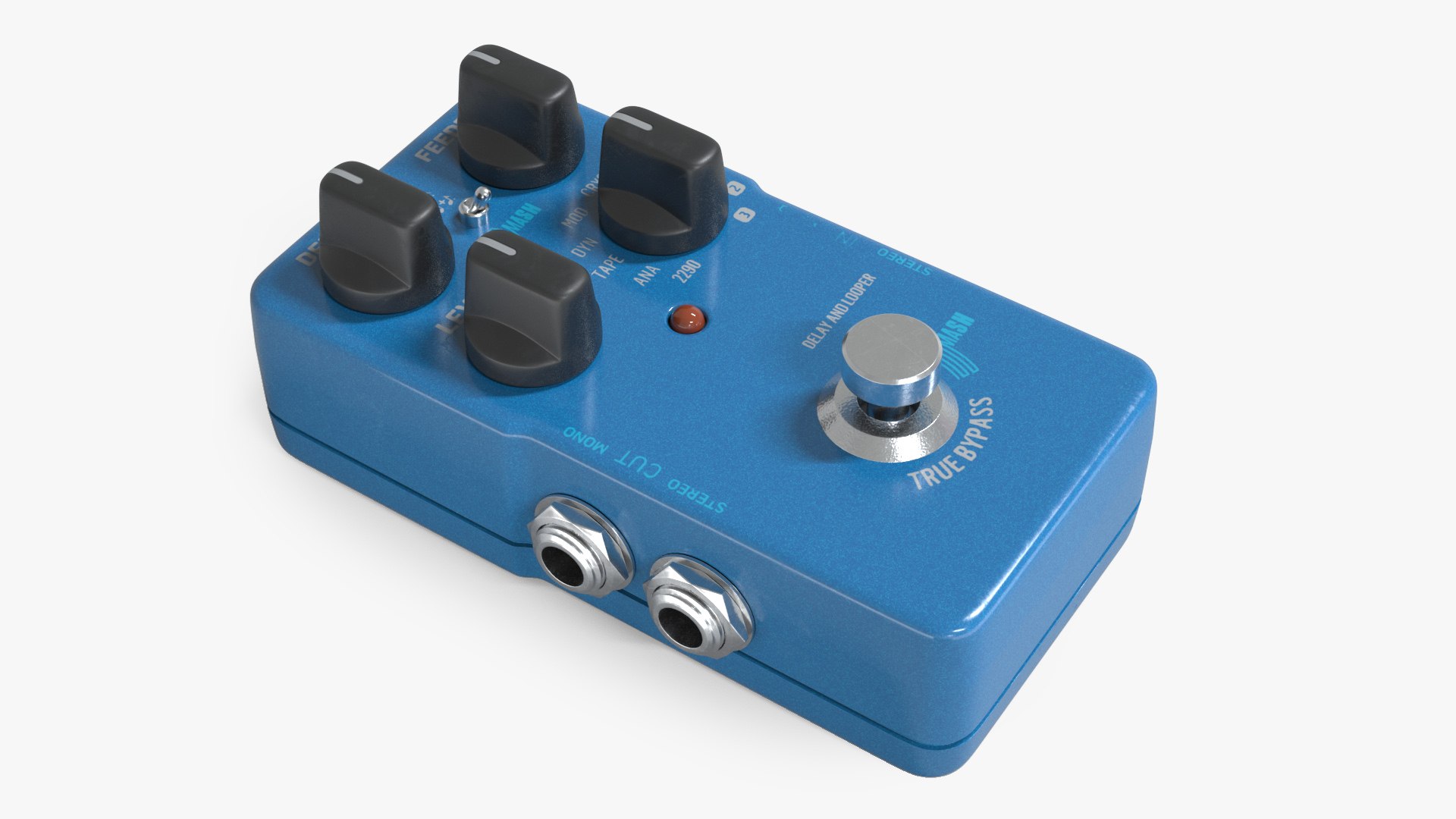 Guitar Pedal with MASH Footswitch and Inbuilt TonePrint Technology 3D model preview