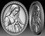 Virgin Mary bas-relief for CNC router or 3D printer