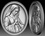 Virgin Mary bas-relief for CNC router or 3D printer